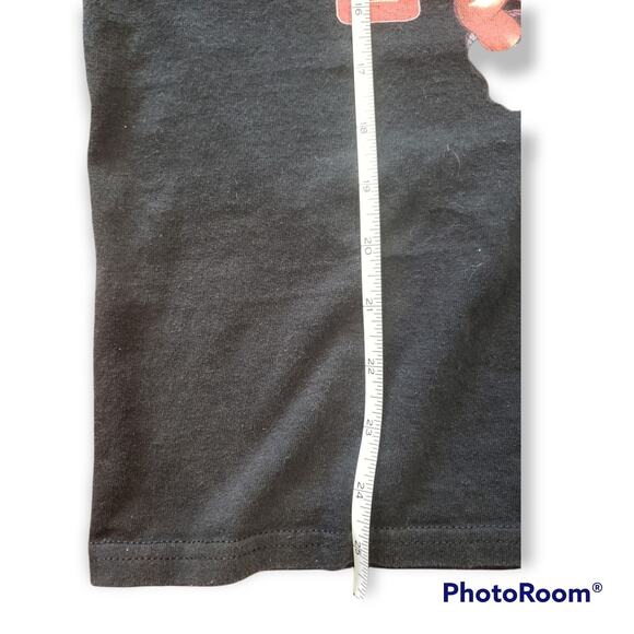 Anime Print Black Short Sleeved Shirt - Size Small - Picture 3 of 5